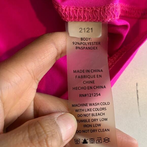 JoFit Polo Shirt Womens Small Pomegranate 1/4 Zip Short Sleeve Performance Golf - Picture 8 of 10